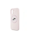 Hurtownia GSM - Karl Lagerfeld Szilikon dupla fejek és kör alakú MagSafe Apple iPhone 16 rózsaszín - KLD21966 - {ean13} - Hurt