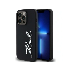 Hurtownia GSM - Karl Lagerfeld Silikon Metall Skript Logo Apple iPhone 14 Pro schwarz - KLD21967 - {ean13} - Hurt