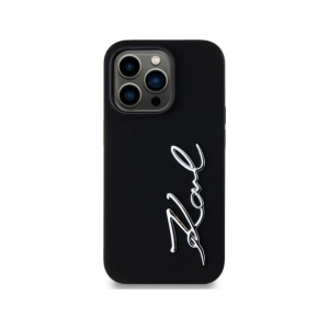 Hurtownia GSM - Karl Lagerfeld Silikon Metall Skript Logo Apple iPhone 14 Pro schwarz - KLD21967 - {ean13} - Hurt