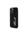 Hurtownia GSM - Karl Lagerfeld Silikonový kovový nápisový logo Apple iPhone 14 Pro Max černý - KLD21968 - {ean13} - Hurt