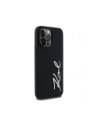 Hurtownia GSM - Etui Karl Lagerfeld Silicone Metal Script Logo do Apple iPhone 14 Pro Max czarny - KLD21968 - {ean13} - Hurt