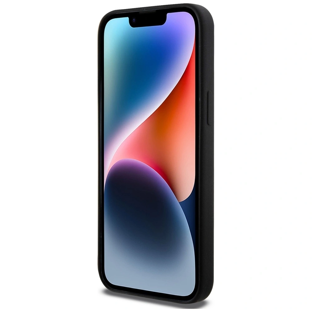 Hurtownia GSM - Karl Lagerfeld Silikonový kovový nápisový logo Apple iPhone 14 Pro Max černý - KLD21968 - {ean13} - Hurt