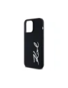 Hurtownia GSM - Etui Karl Lagerfeld Silicone Metal Script Logo do Apple iPhone 14 Pro Max czarny - KLD21968 - {ean13} - Hurt