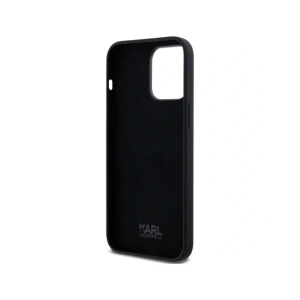 Hurtownia GSM - Karl Lagerfeld Logo din metal cu script din silicon Apple iPhone 14 Pro Max negru - KLD21968 - {ean13} - Hurt
