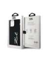 Hurtownia GSM - Etui Karl Lagerfeld Silicone Metal Script Logo do Apple iPhone 14 Pro Max czarny - KLD21968 - {ean13} - Hurt