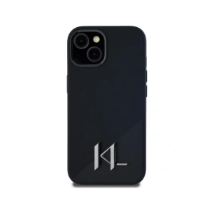 Hurtownia GSM - Karl Lagerfeld Siliconă Shadow Metal Inițial MagSafe Apple iPhone 15 negru - KLD21969 - {ean13} - Hurt