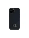 Wholesale Karl Lagerfeld Silicone Shadow Metal Initial MagSafe Apple iPhone 15 black - KLD21969 - {ean13} - Hurt