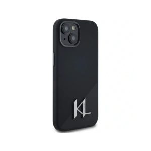 Hurtownia GSM - Karl Lagerfeld Siliconă Shadow Metal Inițial MagSafe Apple iPhone 15 negru - KLD21969 - {ean13} - Hurt