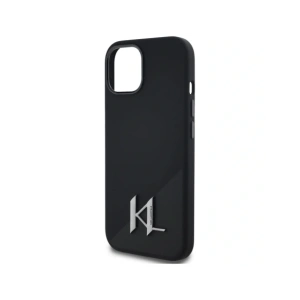 Hurtownia GSM - Karl Lagerfeld Siliconă Shadow Metal Inițial MagSafe Apple iPhone 15 negru - KLD21969 - {ean13} - Hurt