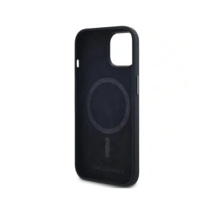 Hurtownia GSM - Karl Lagerfeld Siliconă Shadow Metal Inițial MagSafe Apple iPhone 15 negru - KLD21969 - {ean13} - Hurt
