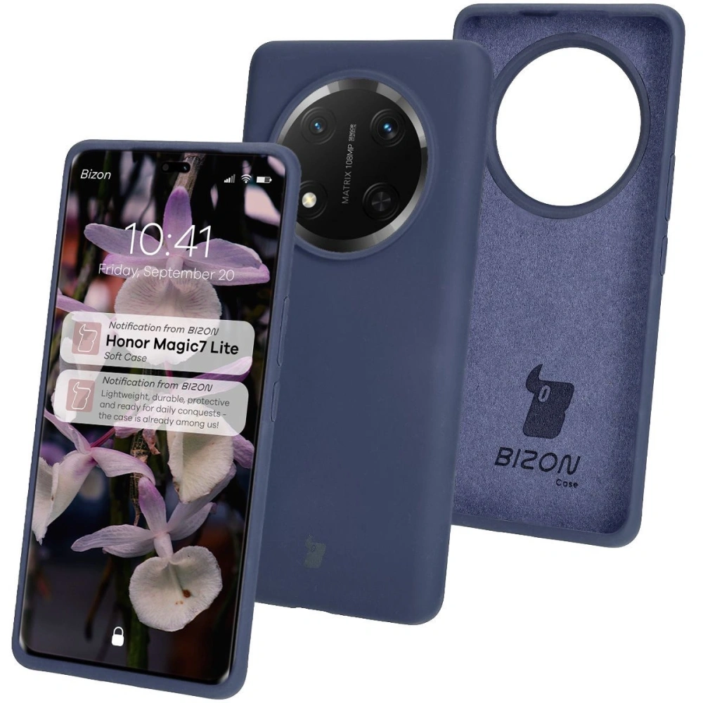 Hurtownia GSM - Bizon měkký obal Honor Magic7 Lite tmavě modrý - BIZ8640 - {ean13} - Hurt