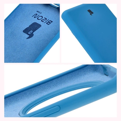 Silikonowe etui Bizon Soft Case do Honor Magic7 Lite niebieskie