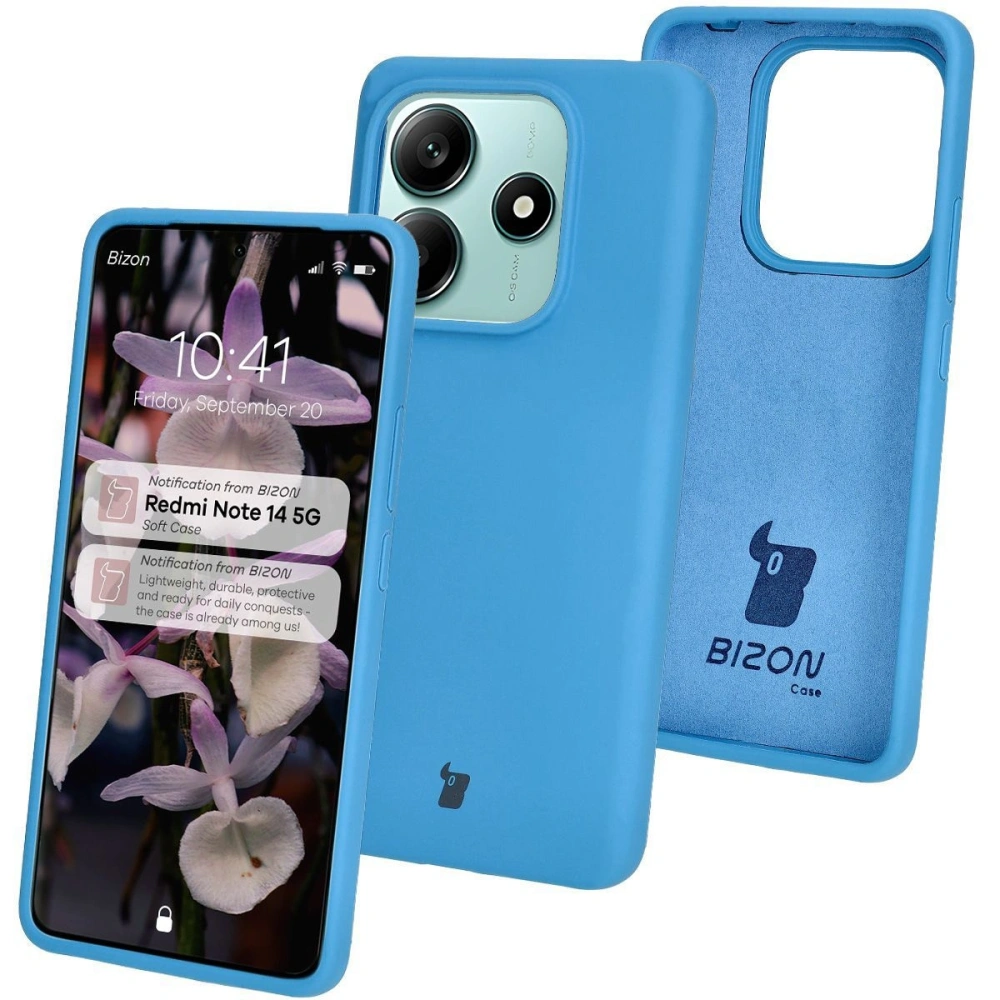 Wholesale Bizon Soft Case Xiaomi Redmi Note 14 5G blue - BIZ8643 - {ean13} - Hurt
