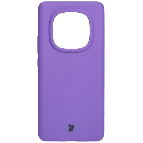 Silikonowe etui Bizon Soft Case do Xiaomi Redmi Note 14 Pro 5G / Poco X7 fioletowe