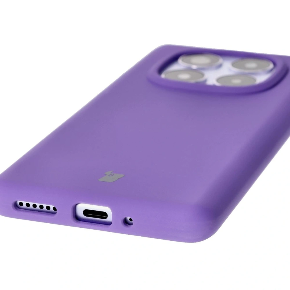 Hurtownia GSM - Silikonowe etui Bizon Soft Case do Xiaomi Redmi Note 14 Pro 5G / Poco X7 fioletowe - BIZ8644 - {ean13} - Hurt