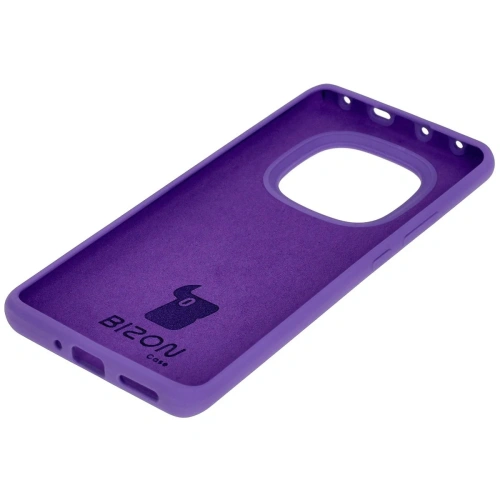 Silikonowe etui Bizon Soft Case do Xiaomi Redmi Note 14 Pro 5G / Poco X7 fioletowe