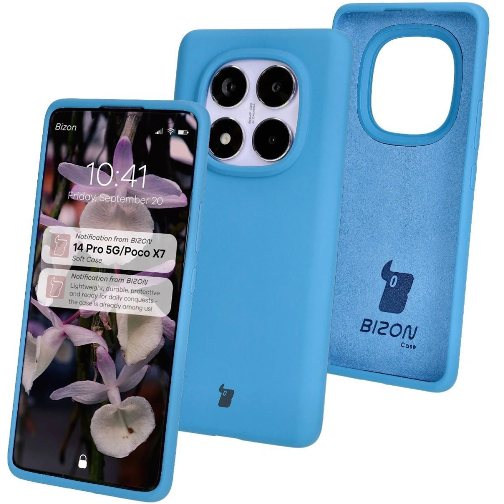 Wholesale Bizon Soft Case Xiaomi Redmi Note 14 Pro 5G / Poco X7 blue - BIZ8645 - {ean13} - Hurt