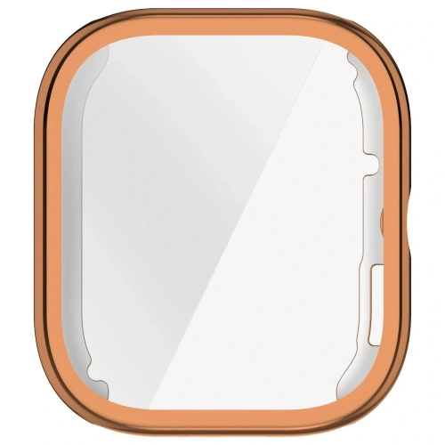 Etui z osłoną ekranu Bizon Case Watch Felipe do Xiaomi Redmi Watch 5 różowozłote