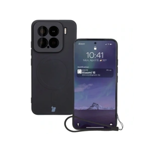 Hurtownia GSM - Bizon Case Silikon Magnetic Sq Xiaomi 15 černý - BIZ8647 - {ean13} - Hurt