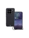Silikonowe etui z pierścieniem magnetycznym Bizon Case Silicone Magnetic Sq do Xiaomi 15 czarne