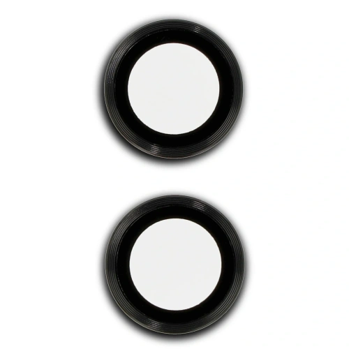 Szkło na aparat Bizon Glass Snap Lens do Motorola Moto G15 / G15 Power czarna ramka