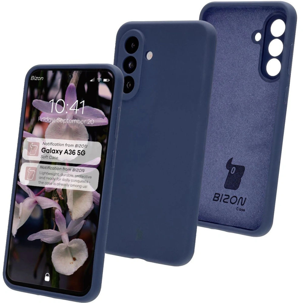 Hurtownia GSM - Bizon Soft Case Samsung Galaxy A36 5G albastru închis - BIZ8650 - {ean13} - Hurt