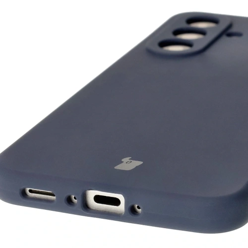 Silikonowe etui Bizon Soft Case do Samsung Galaxy A36 5G ciemnoniebieskie