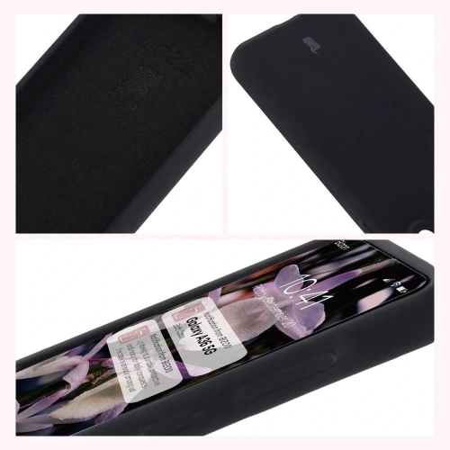 Silikonowe etui Bizon Soft Case do Samsung Galaxy A36 5G czarne