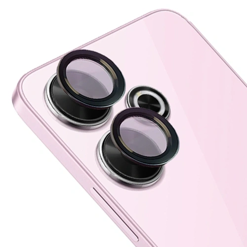 Szkło na aparat Bizon Glass Snap Lens do Xiaomi Redmi 13 4G czarna ramka