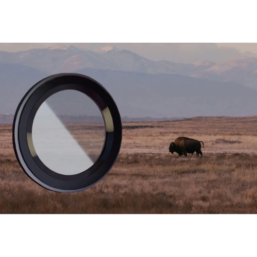 Szkło na aparat Bizon Glass Snap Lens do Samsung Galaxy M55 5G czarna ramka