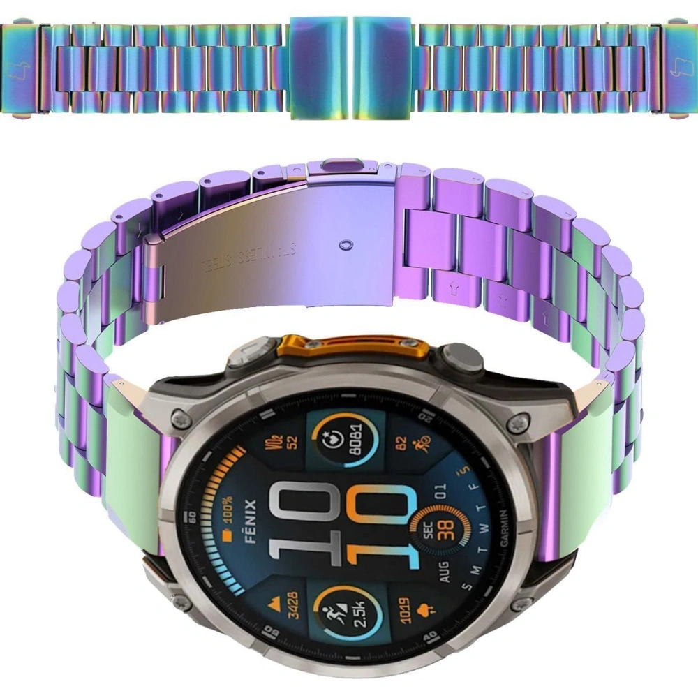 Wholesale Bizon Strap Watch Aura Smartwatch 22mm rainbow - BIZ8657 - {ean13} - Hurt