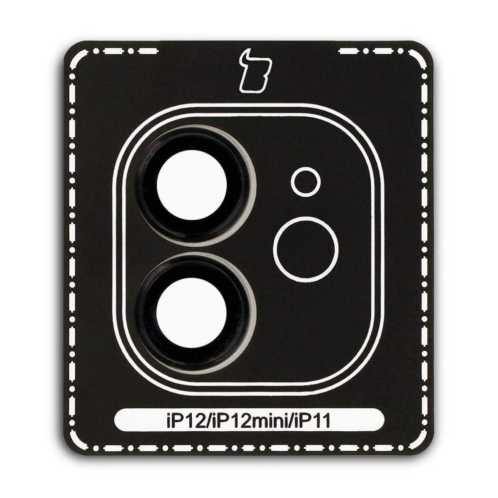 Hurtownia GSM - Bizon Glass Snap Lens Apple iPhone 12 / 12 Mini / 11 černý rámeček - BIZ8664 - {ean13} - Hurt