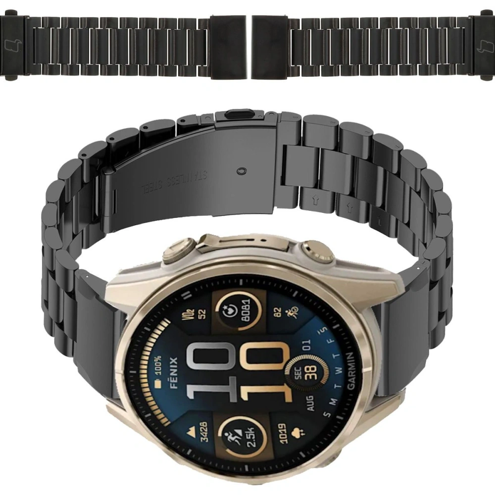 Wholesale Bizon Strap Watch Aura Smartwatch 20mm black - BIZ8667 - {ean13} - Hurt
