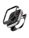 Nakładka Ringke Full Frame Styling Apple Watch 4/5/6/7/8/9/SE 44/45mm stal nierdzewna Black AW4-44-72