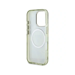 Hurtownia GSM - Guess Glitrové květiny trojúhelníkové tlačítka MagSafe Apple iPhone 16 Pro zelený - GUE4418 - {ean13} - Hurt