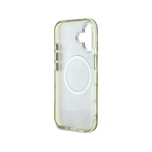 Hurtownia GSM - Guess třpytivé květiny trojúhelníkové tlačítka MagSafe Apple iPhone 16 zelená - GUE4419 - {ean13} - Hurt