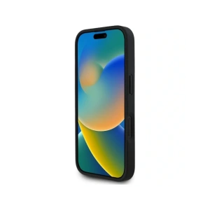 Hurtownia GSM - Guess Potištěný květinový vzor MagSafe Apple iPhone 16 černý - GUE4420 - {ean13} - Hurt