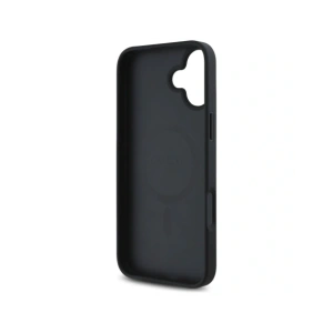 Wholesale Guess Grained Printed Flower Pattern MagSafe Apple iPhone 16 black - GUE4420 - {ean13} - Hurt