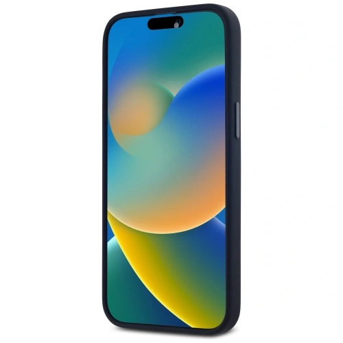 Etui Karl Lagerfeld Silicone Shadow Metal Initial MagSafe do Apple iPhone 15 Pro Max czarny