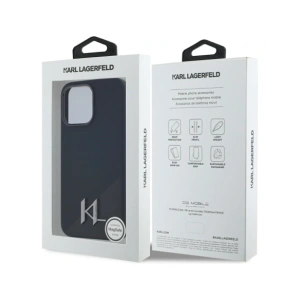 Hurtownia GSM - Karl Lagerfeld Silikon Schatten Metall Initial MagSafe Apple iPhone 15 Pro Max schwarz - KLD21971 - {ean13} - Hurt