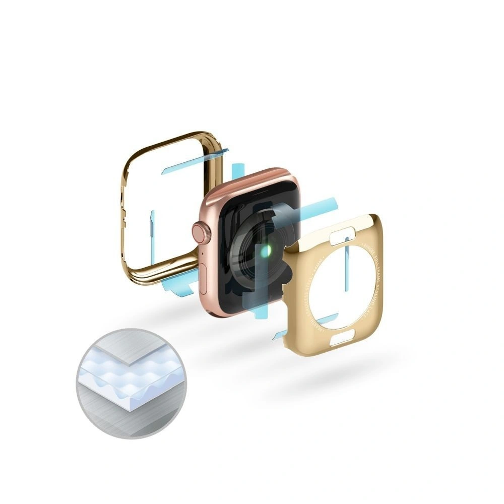 Hurtownia GSM - Nakládka Ringke Full Frame Styling Apple Watch 4/5/6/7/8/9/SE 44/45mm nerezová ocel Black AW4-44-72 - RGK1185BLK - {ean13} - Hurt