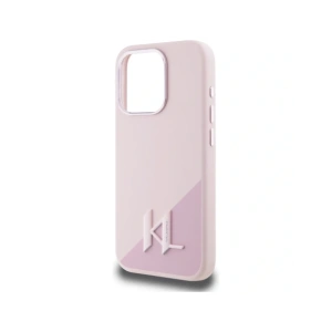 Hurtownia GSM - Karl Lagerfeld Silikon Schatten Metall Initial MagSafe Apple iPhone 15 Pro Max pink - KLD21972 - {ean13} - Hurt