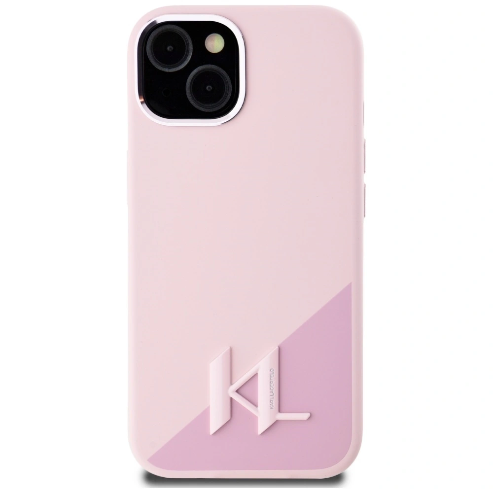 Hurtownia GSM - Karl Lagerfeld Silicon Shadow Metal Initial MagSafe Apple iPhone 15 roz - KLD21974 - {ean13} - Hurt