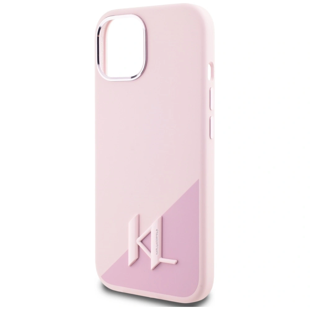 Hurtownia GSM - Karl Lagerfeld Silicon Shadow Metal Initial MagSafe Apple iPhone 15 roz - KLD21974 - {ean13} - Hurt