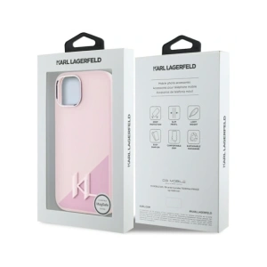Hurtownia GSM - Karl Lagerfeld Silicon Shadow Metal Initial MagSafe Apple iPhone 15 roz - KLD21974 - {ean13} - Hurt