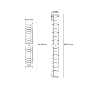 Hurtownia GSM - Bizon Szíj Óra Aura Okosóra 20mm rózsaarany - BIZ8670 - {ean13} - Hurt