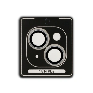 Wholesale Bizon Glass Snap Lens Apple iPhone 14 / 14 Plus silver frame - BIZ8672 - {ean13} - Hurt