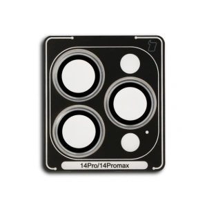 Hurtownia GSM - Bizon Glass Snap Lens Apple iPhone 14 Pro / 14 Pro Max stříbrný rám - BIZ8674 - {ean13} - Hurt