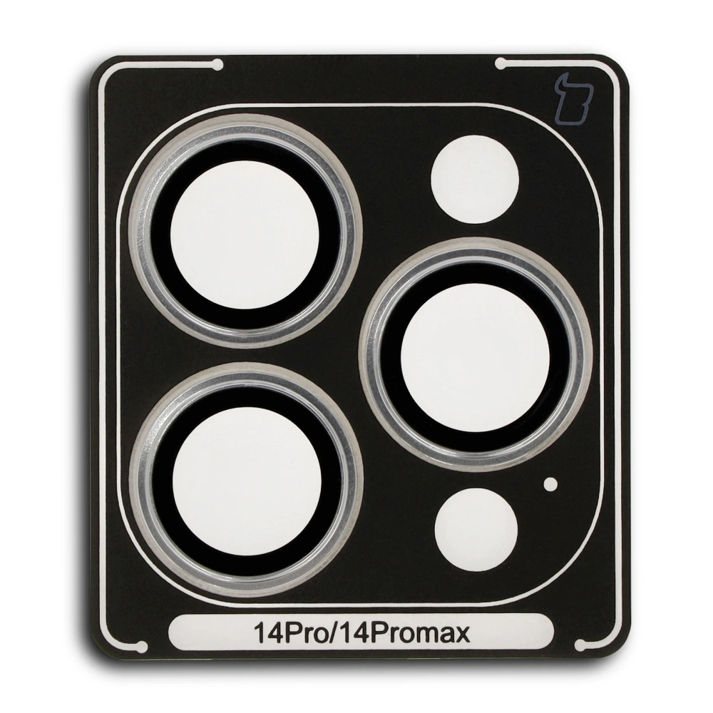 Hurtownia GSM - Bizon Glass Snap Lens Apple iPhone 14 Pro / 14 Pro Max stříbrný rám - BIZ8674 - {ean13} - Hurt