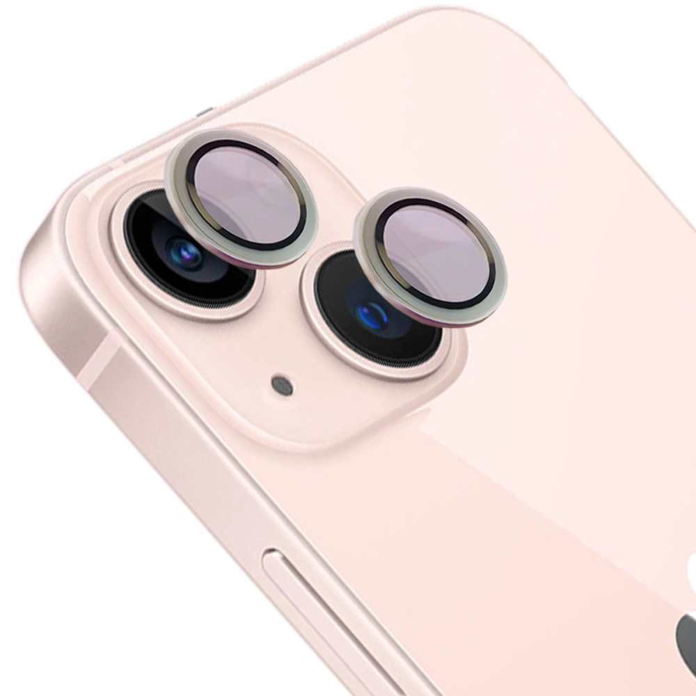 Hurtownia GSM - Bizon Glass Snap Lens Apple iPhone 13 / 13 Mini cadru argintiu - BIZ8676 - {ean13} - Hurt